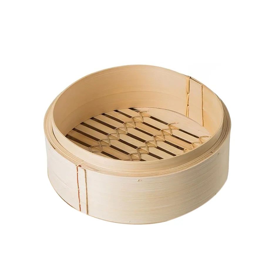 Bamboo Steam Basket Deep 10"