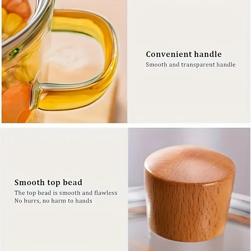 LDQ 1.5L Heat-Resistant Glass Simmer Pot