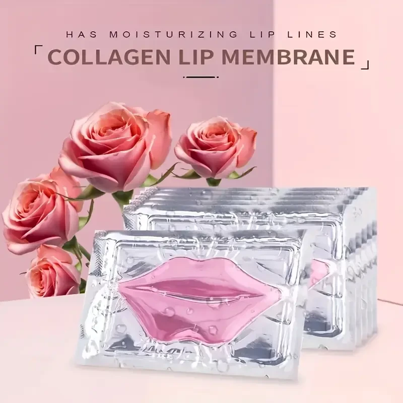20pcs Collagen Crystal Lip Mask Moisturizes Dry Lips
