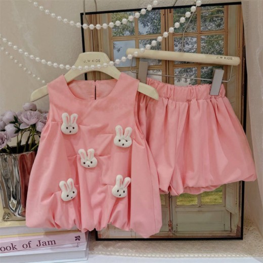 Sleeveless Bud-shaped Pants Suit Three-dimensional Doll