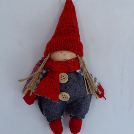 Cute Christmas Easter Fabric Plush Doll