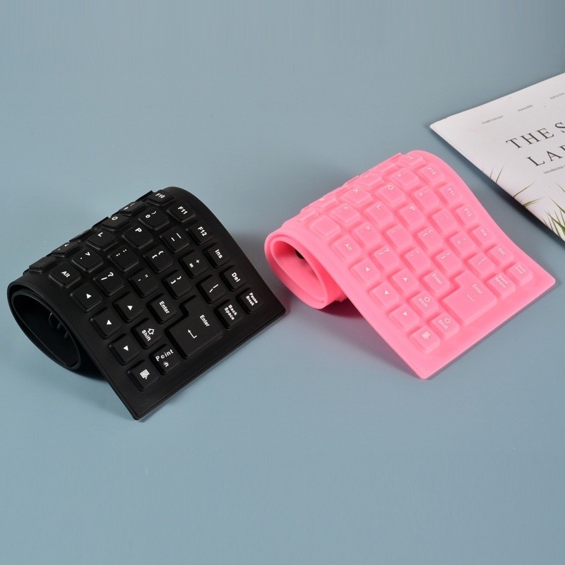 85 Key Wired Silicone Mute Soft Keyboard Multi-country USB Wired Folding Waterproof Mini