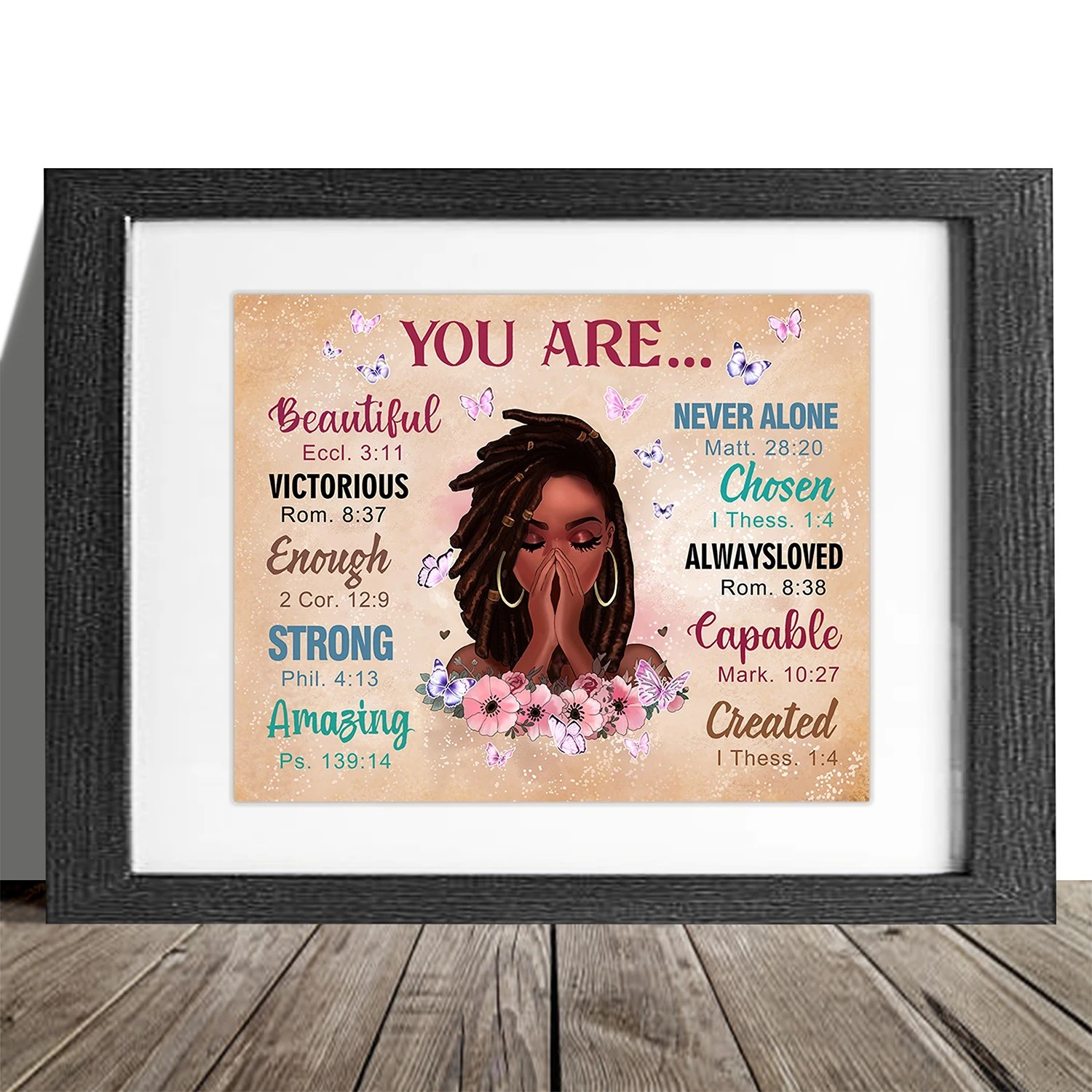 African American Wall Art - Christian Gifts for Women