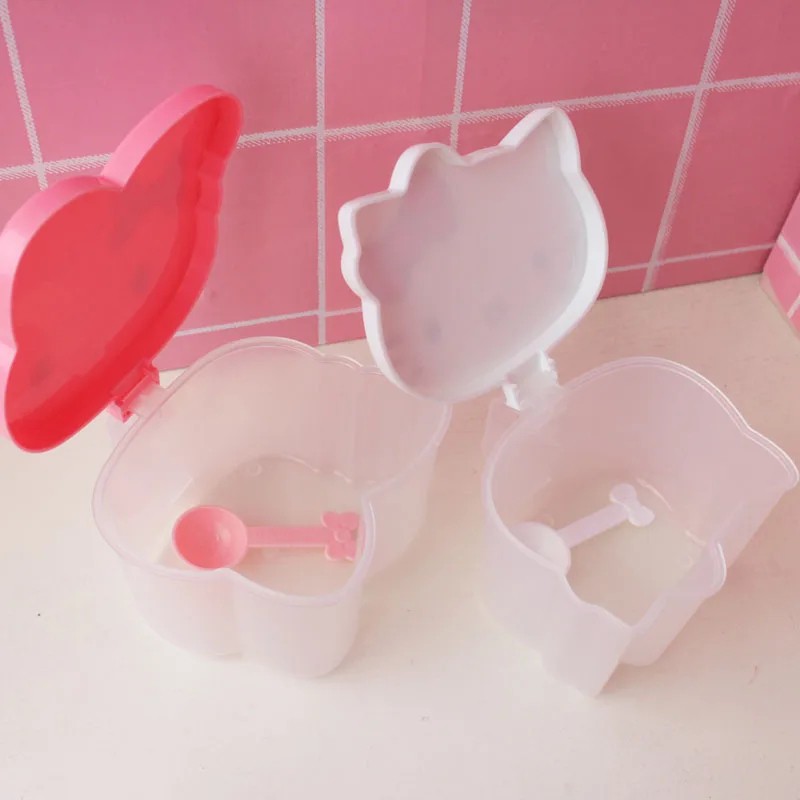 Sanrio Seasoning Jar - Anime Hello Kitty & My Melody Cute Spice Box with Spoon