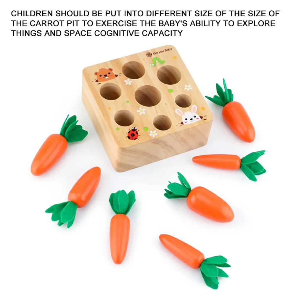 Children's Simulation Toy Pulling Carrot