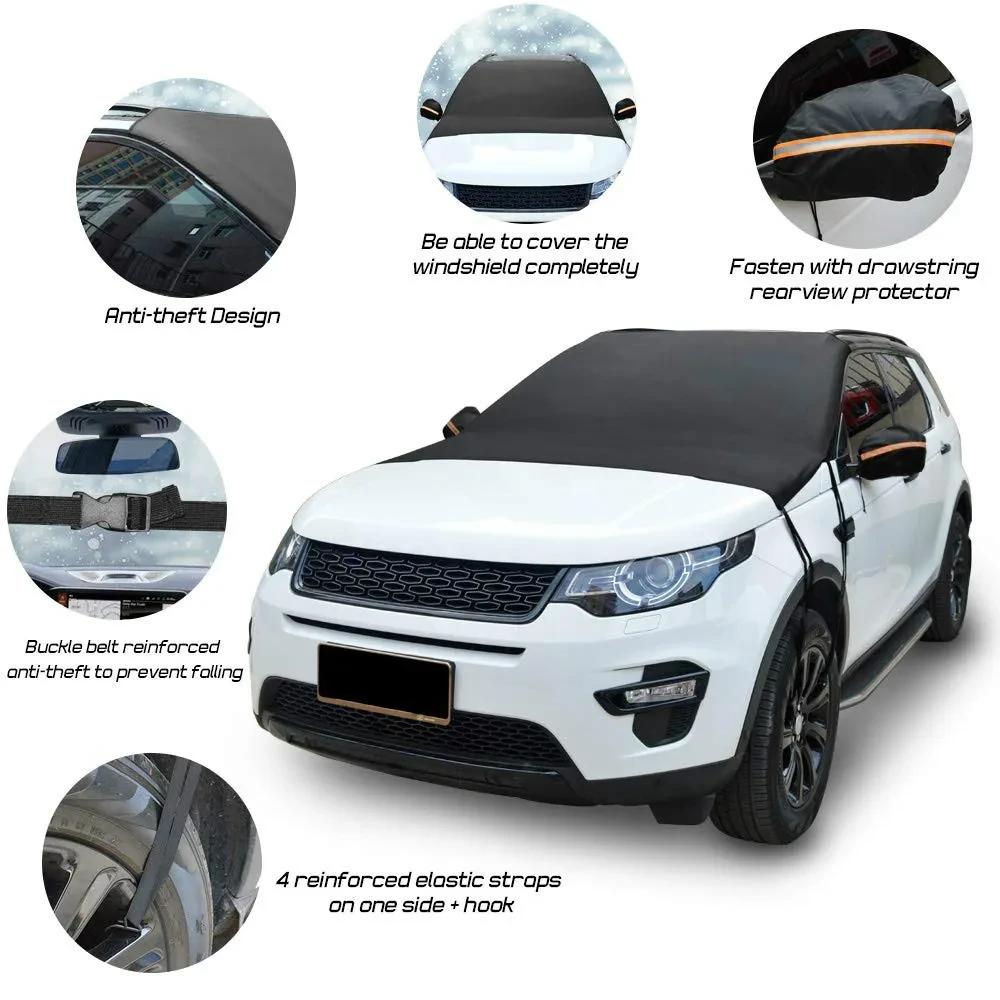 Smart windshield cover