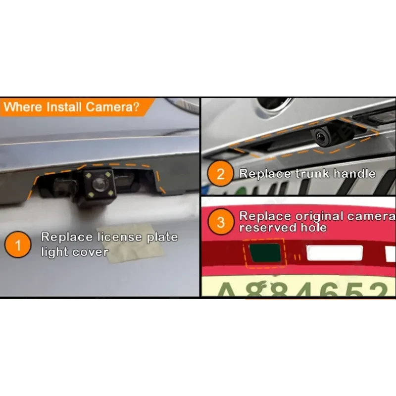Old Vios Reversing Rear View Camera