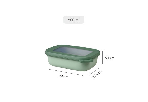 Cirqula Rectangle 500ml Nordic Sage