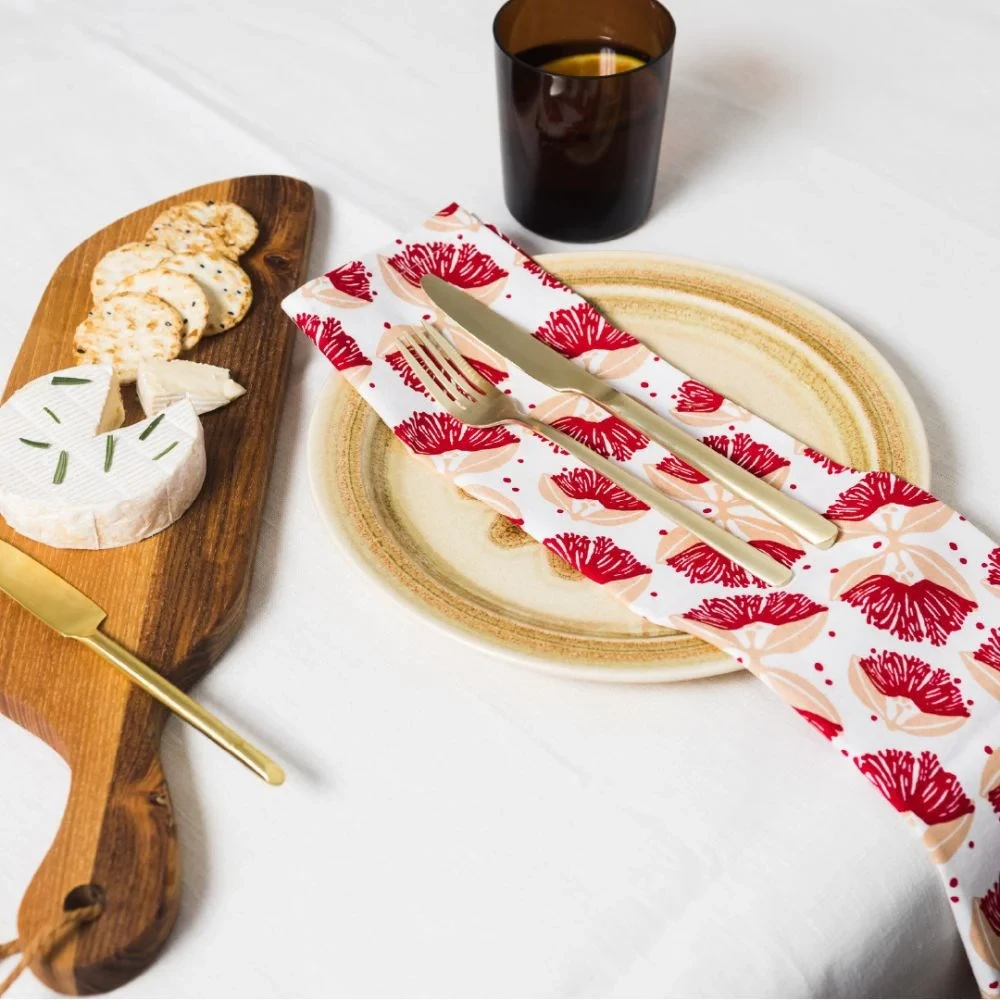 Napkin - Pohutukawa - Red (Set of 2)