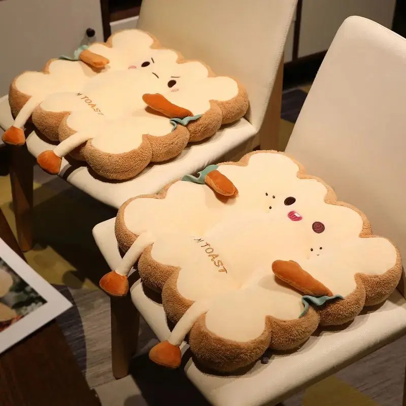 Simulation Bread Toast Cushion - Stuffed Memory Foam Pillow