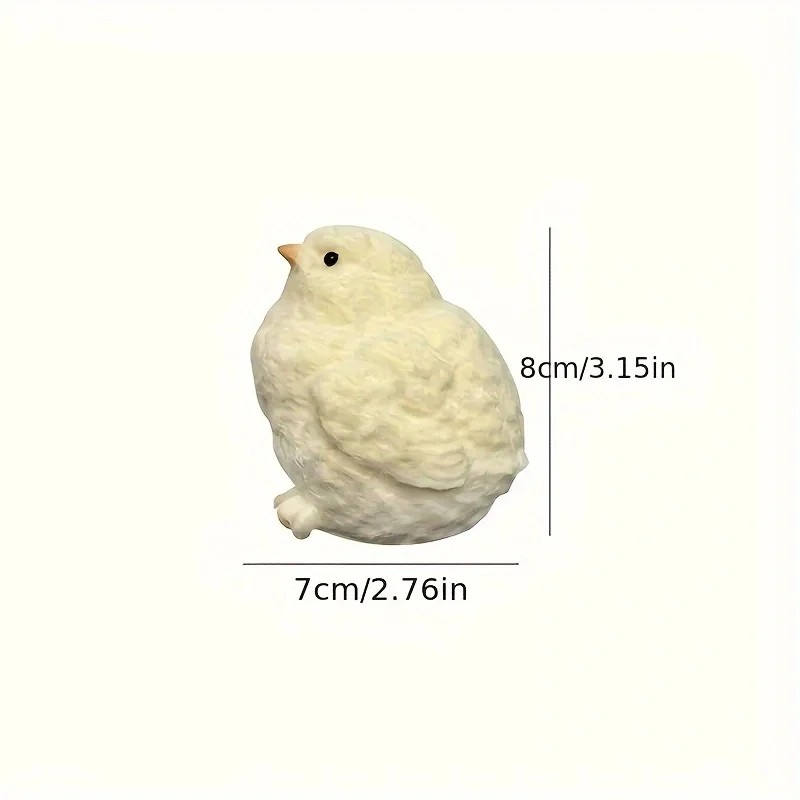 Yellow Chick Squishy Squeeze Toy - Soft Pinch Fidget Toy for Kids and Adults