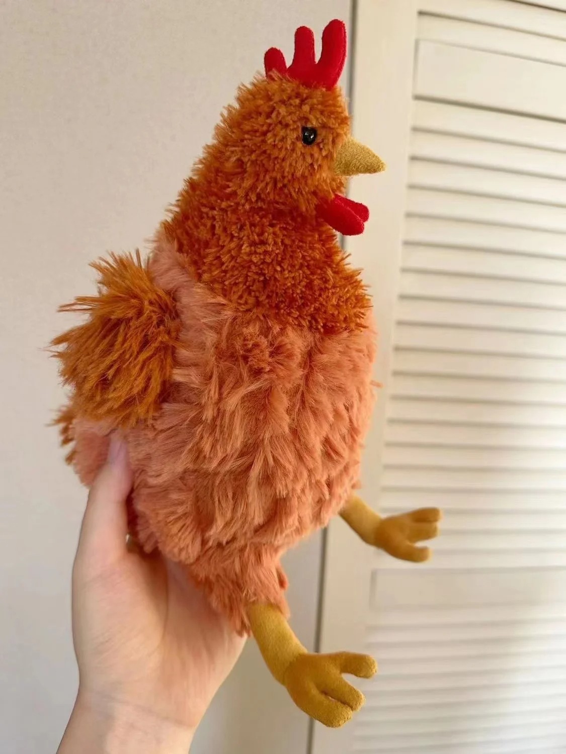 Cartoon Simulation Jeycat Hen Plush Rooster Doll
