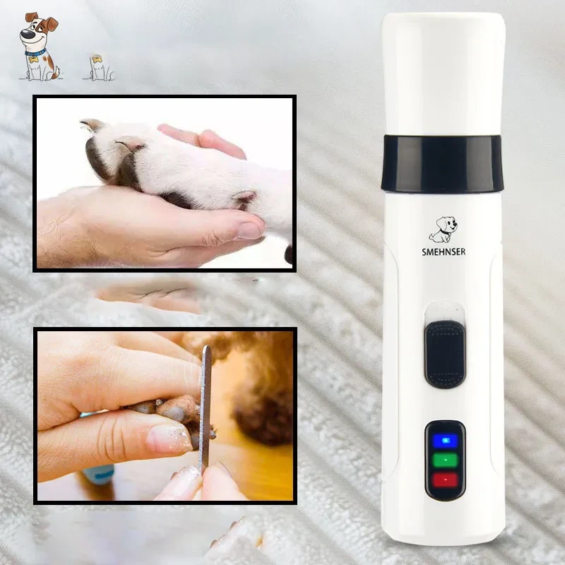 Pet Nail Grinder - Dog & Cat Battery Model Nail Trimmer