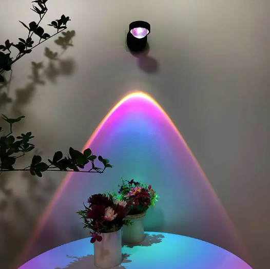Rechargeable Sunset Red Wall Lamp