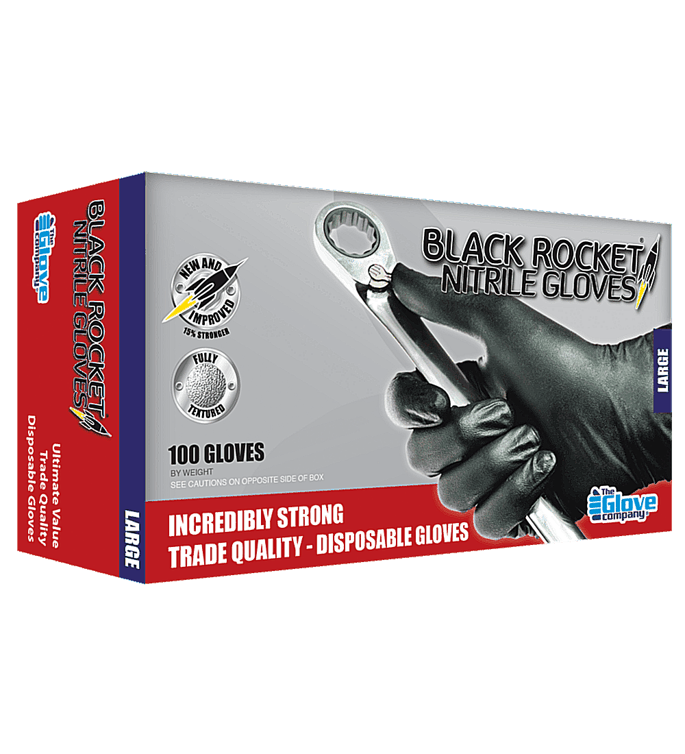 Black Rocket Premium Nitrile Gloves