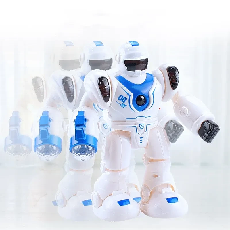 Flash Music Walking Dancing Spaceman Robot Toy Creative Gift