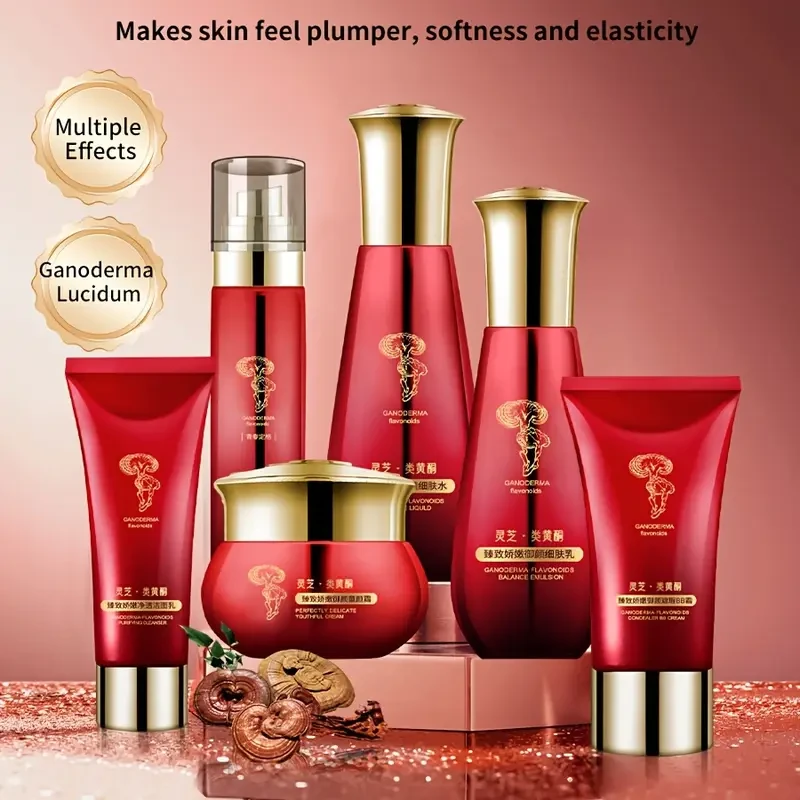 6pcs KATUNE Ganoderma Lucidum Skincare Set