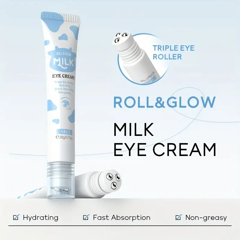 LAIKOU 0.71oz Milk Eye Cream with Vitamin A & B