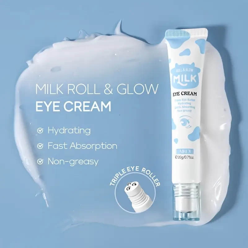 LAIKOU 0.71oz Milk Eye Cream with Vitamin A & B