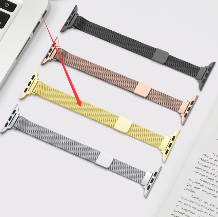 Milan Stainless Steel Mesh Strap Small Waist Magnetic Strap