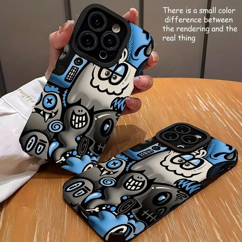 Little Monster Phone Case Graffiti Drop-resistant