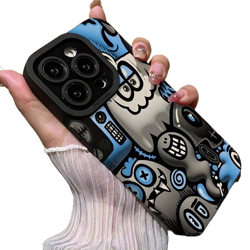 Little Monster Phone Case Graffiti Drop-resistant