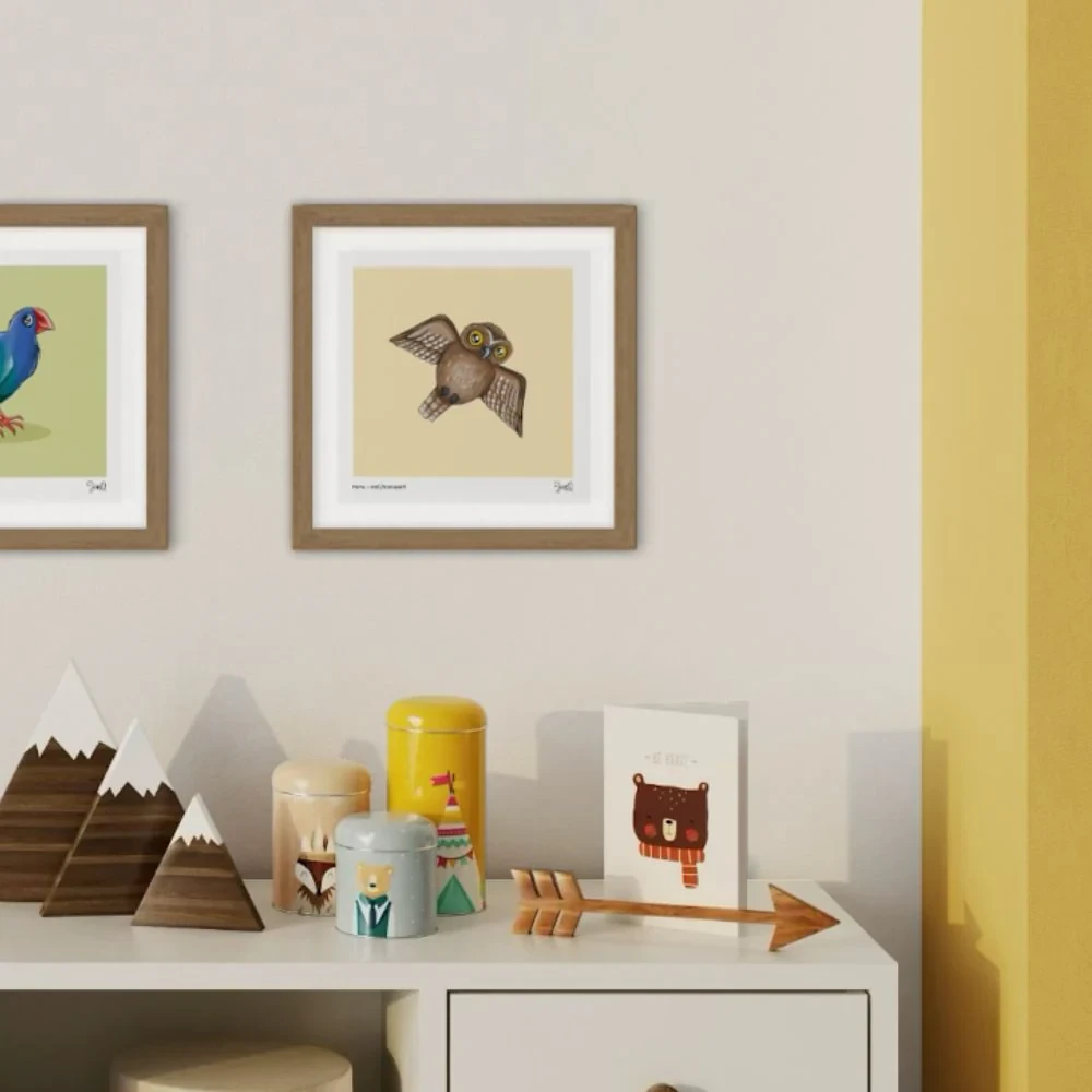 Print - Ruru - Owl/Morepork