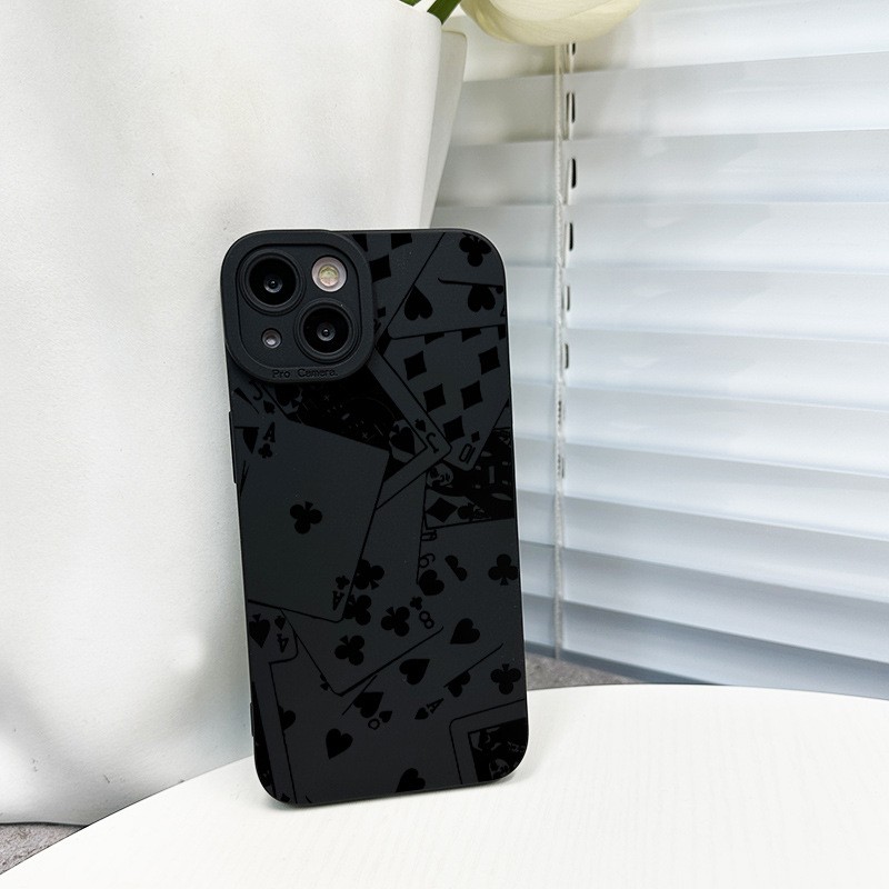 Playing Cards Suitable For Phone Case Pupil Silicone