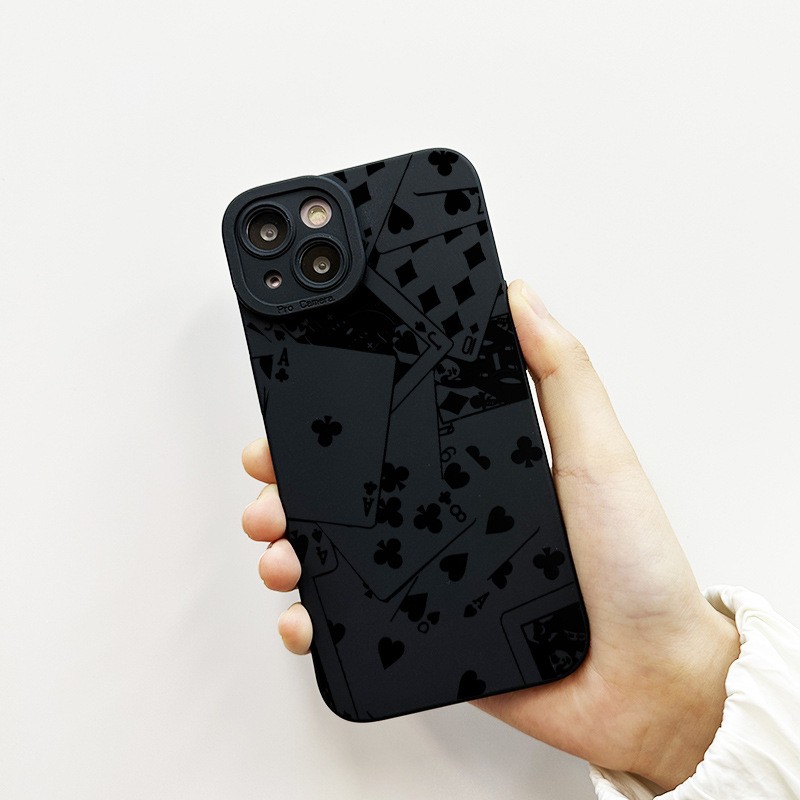 Playing Cards Suitable For Phone Case Pupil Silicone