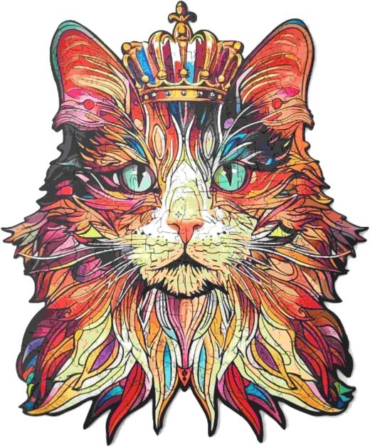 ROWOOD Mystic Mandala Flower, Cat King, Morpho Helena, Owl 200 Piece Jigsaw Puzzle For Adults Kids, Challenging Game, Educational Toy, Puzzle Gifts For Women, Gifts For Men