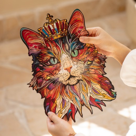 ROWOOD Mystic Mandala Flower, Cat King, Morpho Helena, Owl 200 Piece Jigsaw Puzzle For Adults Kids, Challenging Game, Educational Toy, Puzzle Gifts For Women, Gifts For Men