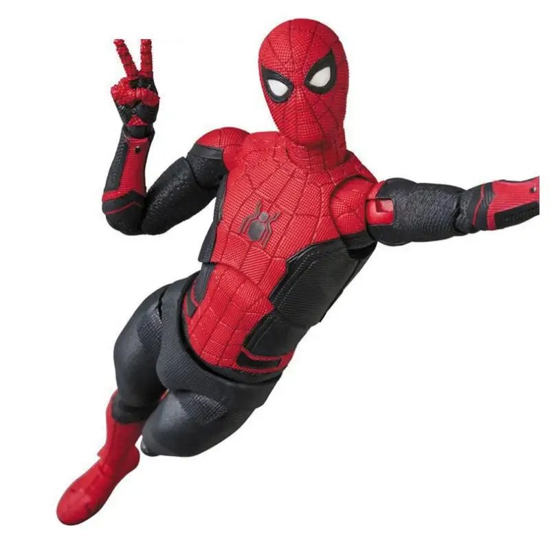 Mafex 113 Marvel Spider-Man BJD Figure - 15cm Spider-Man Far From Home