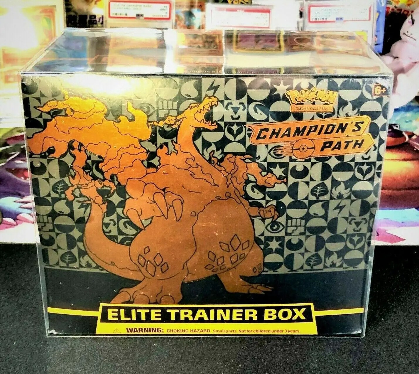 10-Piece Dustproof PVC ETB Trainer Box - Clear Protective Plastic Case for Cards Display