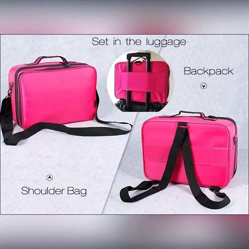 Deluxe Professional Convertible Makeup Bag