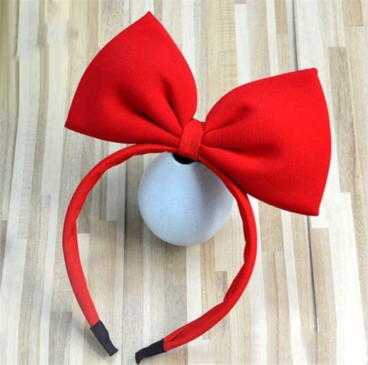 Red Cartoon Headdress Bow Headband
