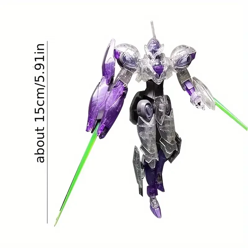 Anime Character Assembly Model with Accessories for Hobby Collection