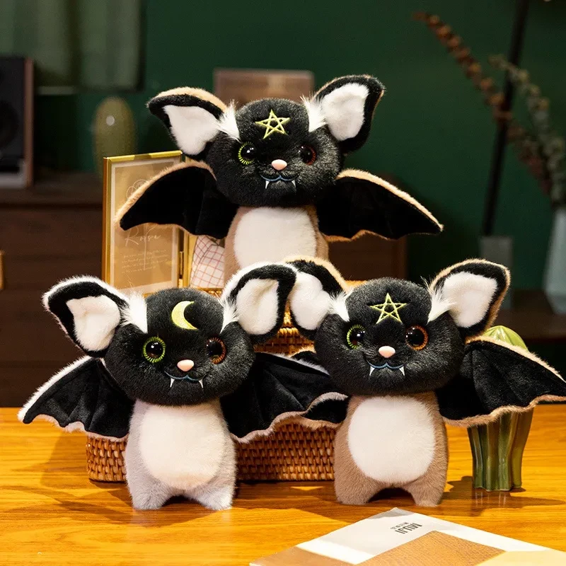 Fashion Halloween Alien Pupil Bat Plush Doll