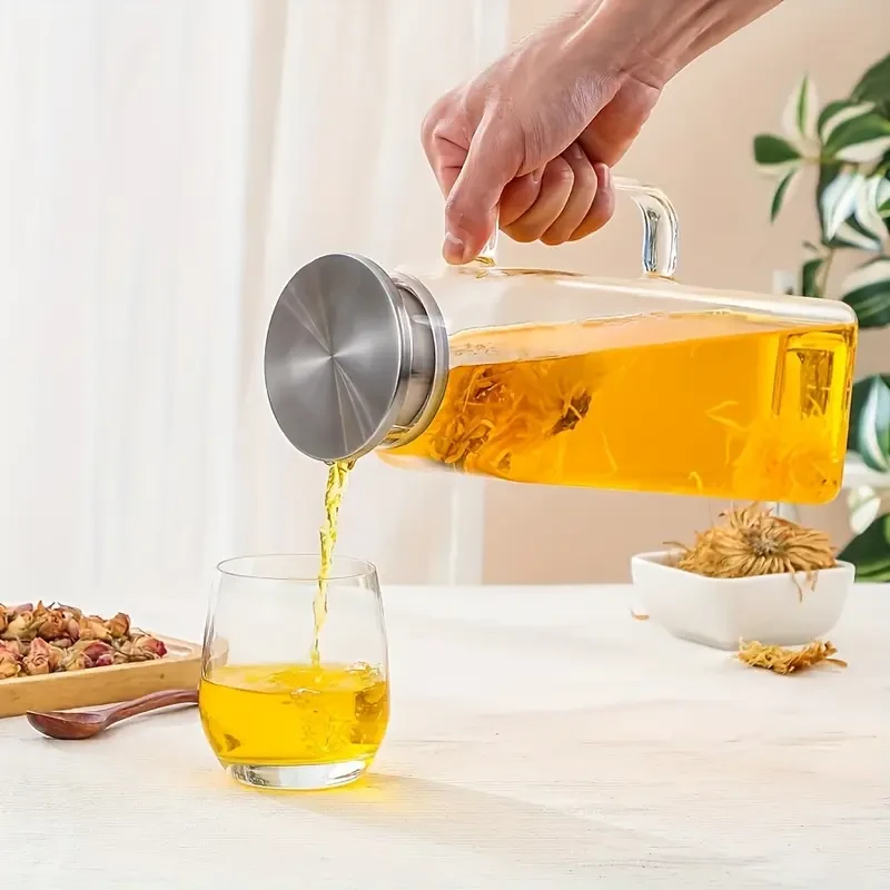 2000ml Square Glass Water Kettle