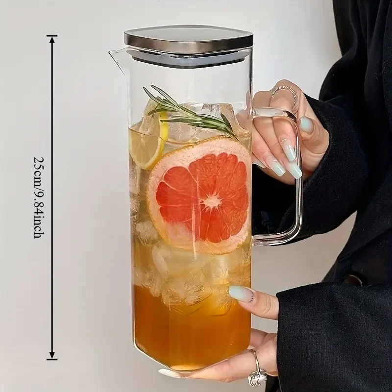 Durable Heat-Resistant Glass Pot