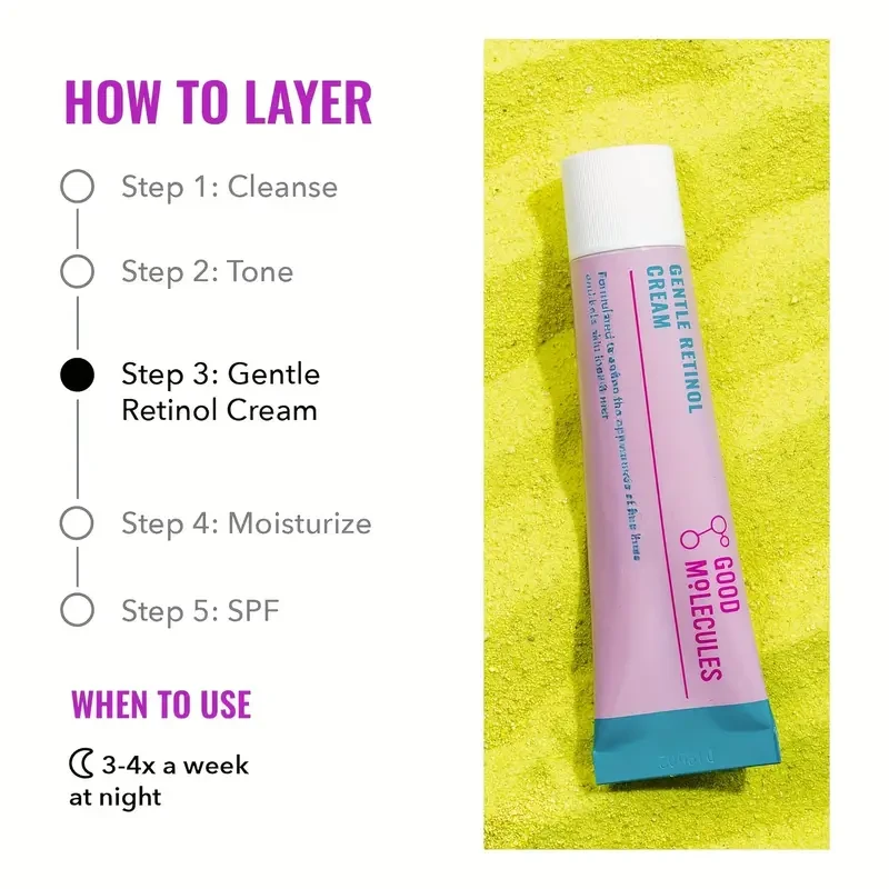Gentle Retinol Cream- Night Cream with Retinol Facial Skincare