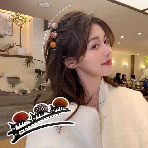 Women's Braided Bangs Side Duck Bill Hairpin Headwear