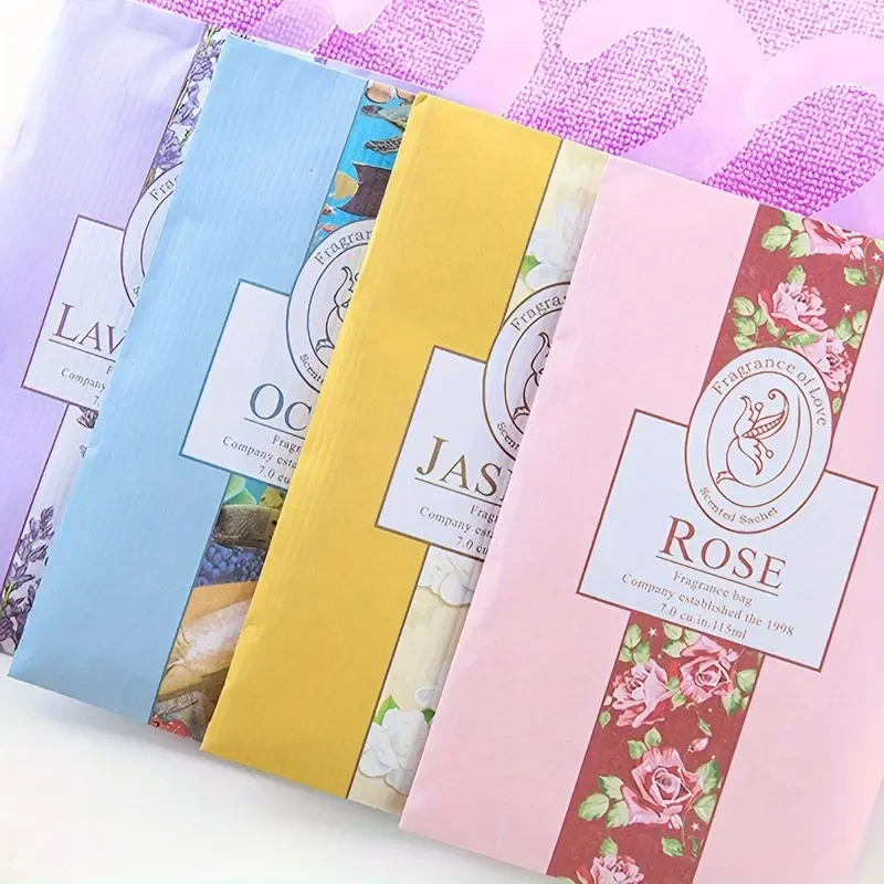 5pcs, Hanging Wardrobe Scented Sachet