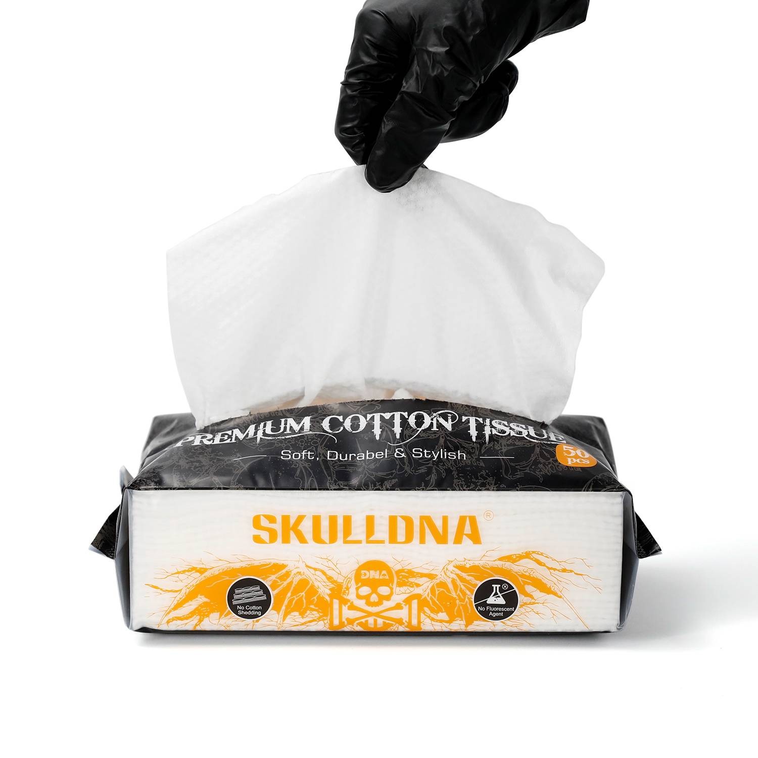 SKULLDNA  Premium 100% Cotton Tissues