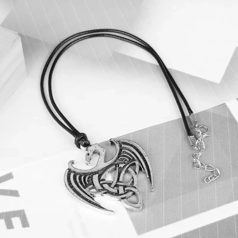 Vintage Nordic Pendant Necklace Viking Jewelry