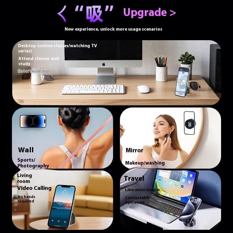 Vacuum Adsorption Automobile Instrument Panel Navigation Phone Holder