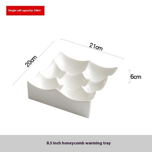Alien Multi Grid Exquisite Ceramic Dish Plate