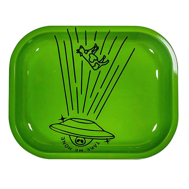 Tinplate Roll Cigarrette Tray Wake Up Grass Tray Storage Operating Panel