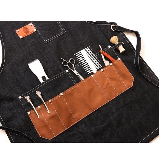 Free Size Male And Female Hair Stylist Work Clothes Small Apron