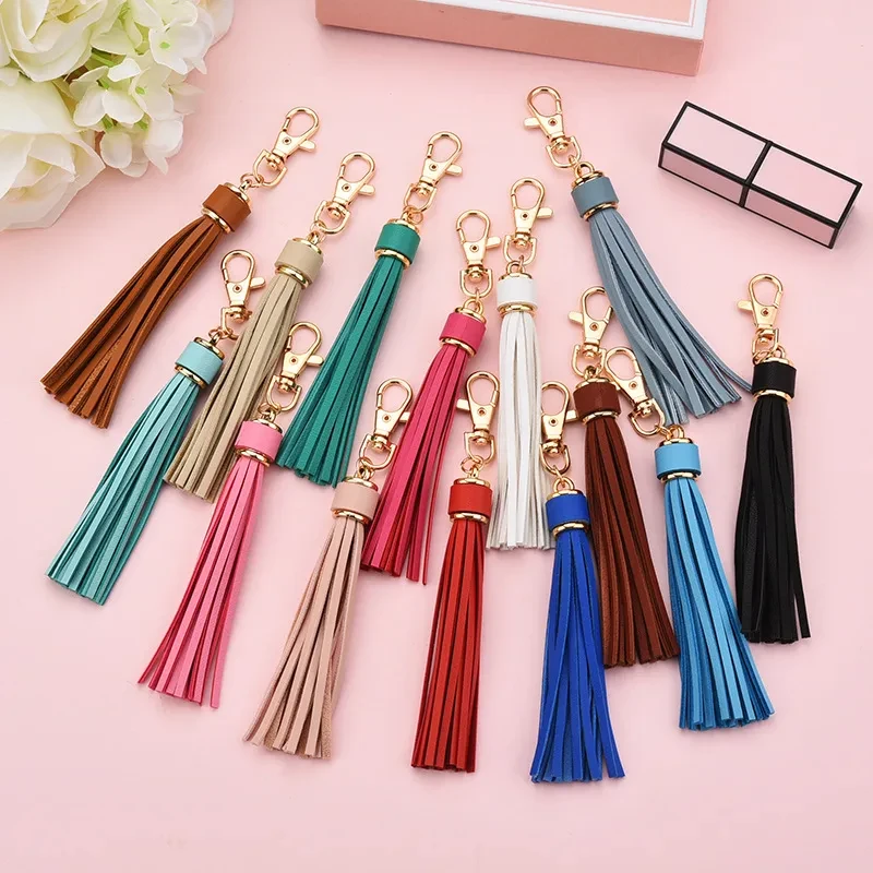 Creative Cute Handbag Accessories Tassel Keychain