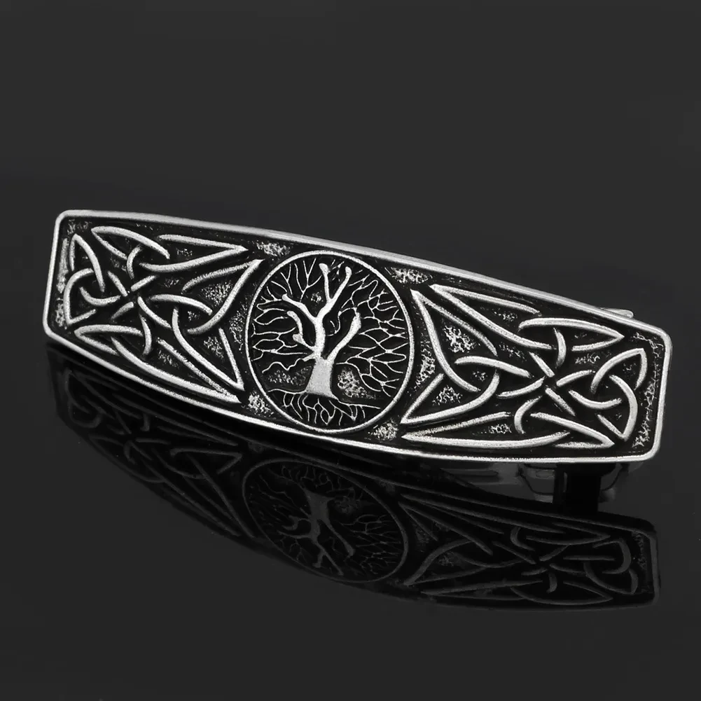 Nordic Viking Hairpin Tree Of Life Retro Classic